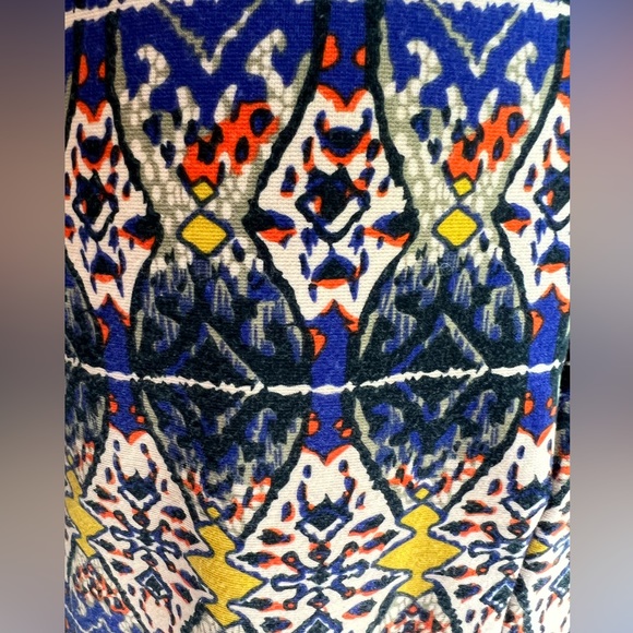 Clove Stretch Geo Design Cap Sleeves Midi Bodycon Dress 6 - Picture 6 of 8